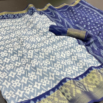 Women's Pochampally Printed Cotton Silk Saree