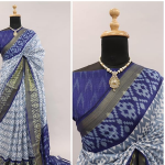 Women's Pochampally Printed Cotton Silk Saree