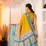 Tussar Blend Madhubani Printed Saree