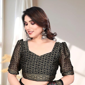 Chiffon Georgette Floral Print Saree
