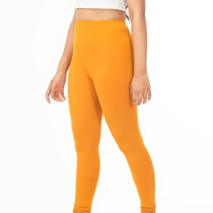 Womens Solid Viscose Full Length Leggings