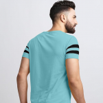 T-Shirt for Mens Double Stripes on Chest