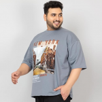 Men's Plussize Oversized Half Sleeves T-Shirt