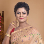 Women’s Pure Kantha  Silk Saree