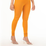 Womens Solid Viscose Full Length Leggings